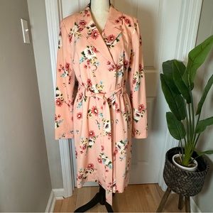 ModCloth Profound Pizazz Trench Coat Size L